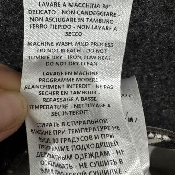 McQ Alexander McQueen Jeans Women's 27 Black White Skinny Italy Abstract Print - Picture 13 of 13